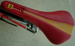 Red Ferrari saddle